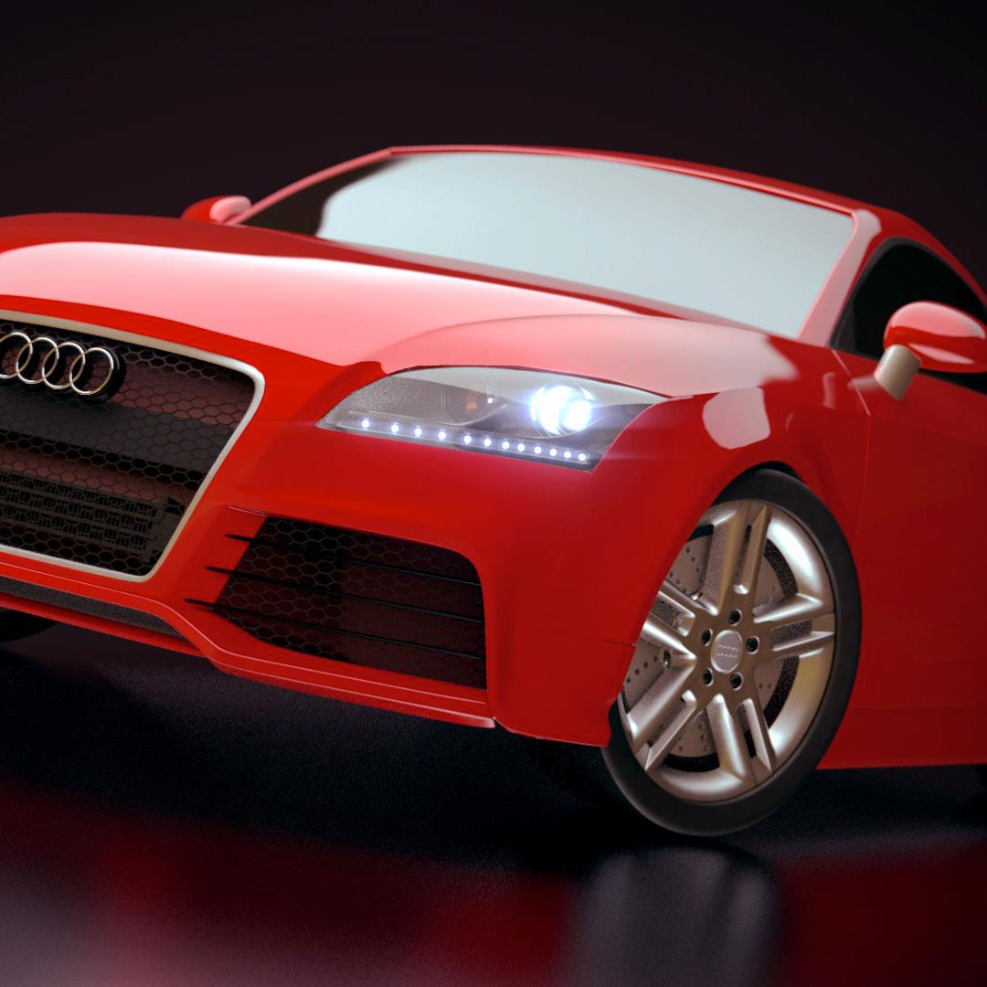 Rendering eines Audis